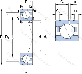 Подшипник 71944 ACD/P 4AL