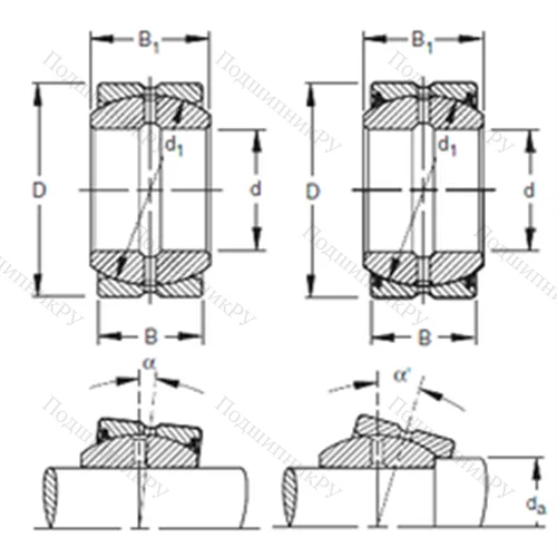 Подшипник скольжения сферический 12SF 20 от производителя  TIMKEN