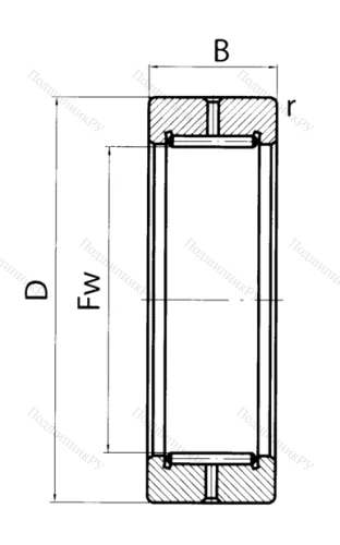 Подшипник RNAV 4007 (4024107 ГОСТ) в Пензе