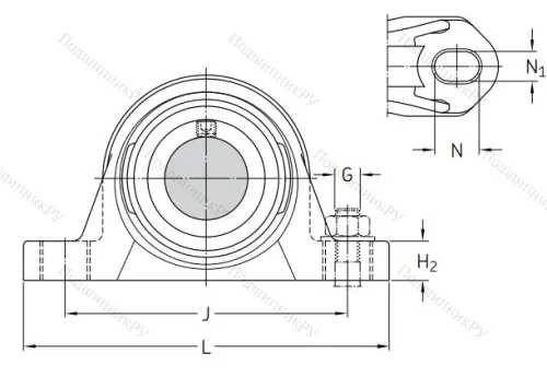 Подшипниковый корпус SYK 506 в Пензе