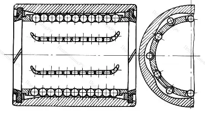 Модификация подшипника 6-510808Л2С17 размер 40x62x80 от производителя  ГПЗ-12 Модификация подшипника 6-510808Л2С17 размер 40x62x80 от производителя  ГПЗ-12