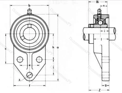 Подшипниковый корпус FK 205 ASAHI в Пензе