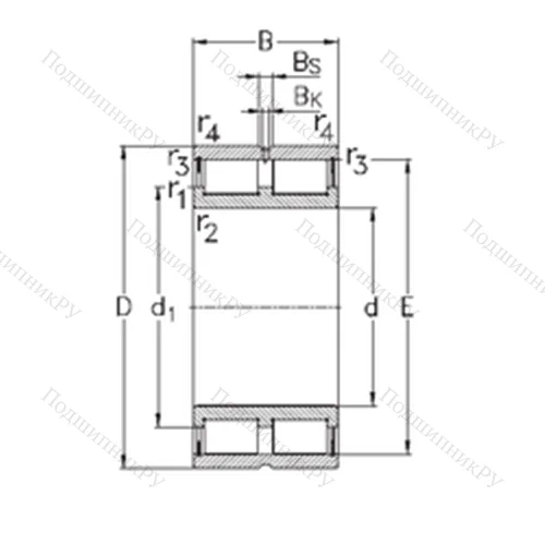 Подшипник роликовый радиальный NNCL 4896-V