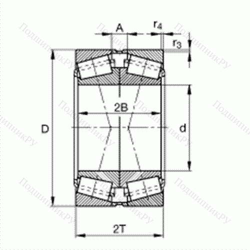 Подшипник роликовый конический 32026-X-XL-DF-A 250-300 от производителя  FAG Подшипник роликовый конический 32026-X-XL-DF-A 250-300 от производителя  FAG