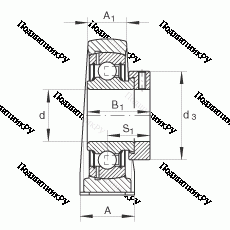 Подшипник PASE 45 в Пензе