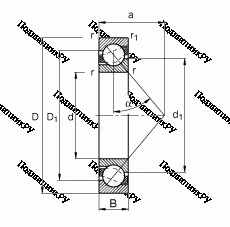 7012A 5TRV 1VSUMP 3 радиально-упорный шпиндельный подшипник